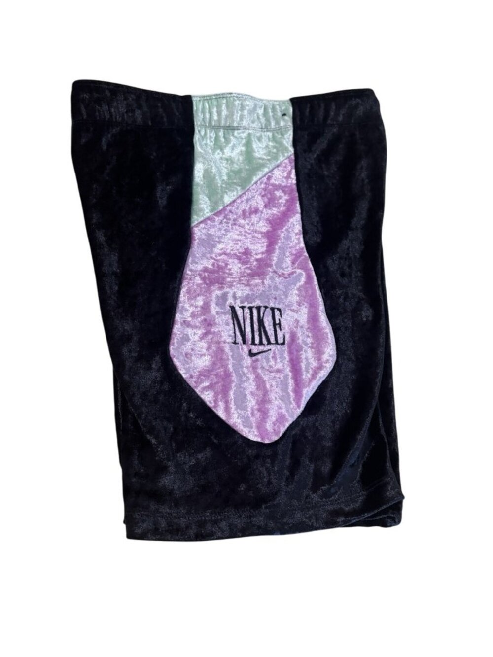 Nike Sportswear Women's Size Medium Velvet Bike Shorts Above Knee - Picture 6 of 8